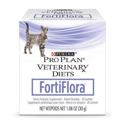 FortiFlora Pro Plan Para Gato Caja 30 Sobres (pregunte por disponibilidad, este producto requiere refrigeración por lo que el en