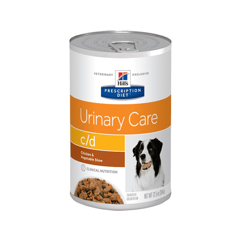 Alimento Hill's Prescription Diet c/d Cuidado Urinario Estofado Para Perro Lata 350g (envío a partir de $250.00 pesos)
