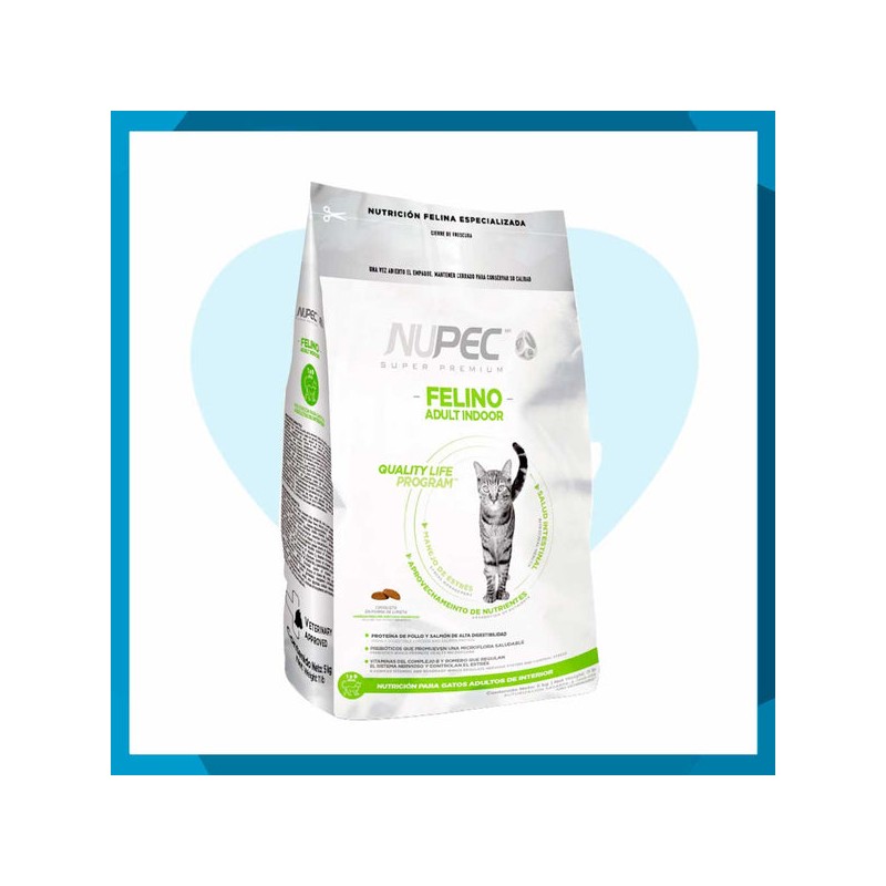 Alimento Nupec Adulto Indoor Para Gato 3kg