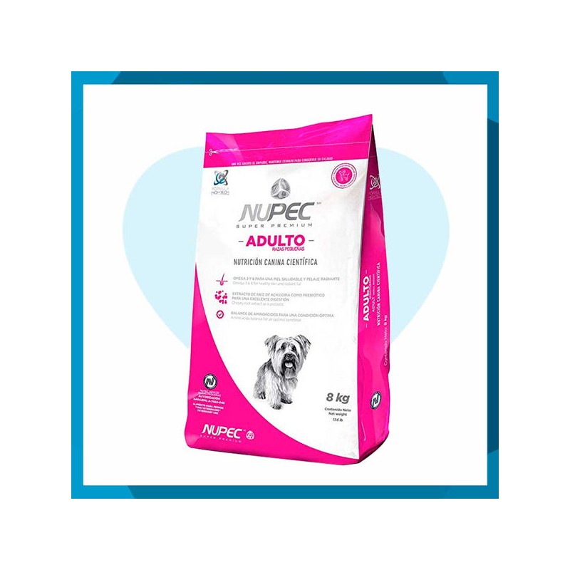 Alimento Nupec Adulto Razas Pequeñas 8kg